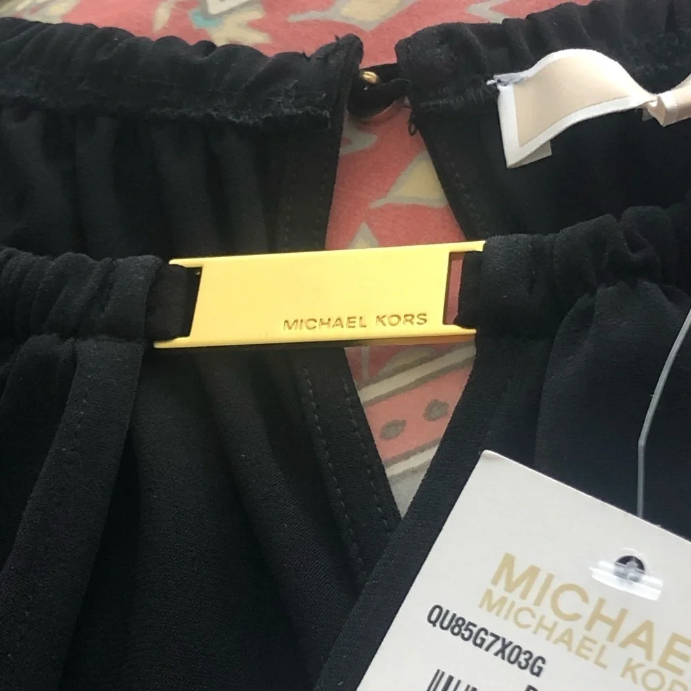 NWT Michael Kors Black Tank Top